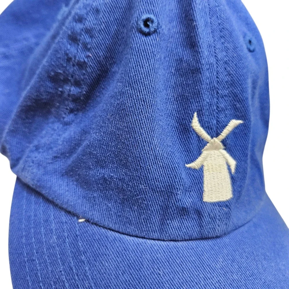 Richardson Dutch Bros Vintage Blue‎ Cotton Baseball Cap Hat Adjustable Windmill